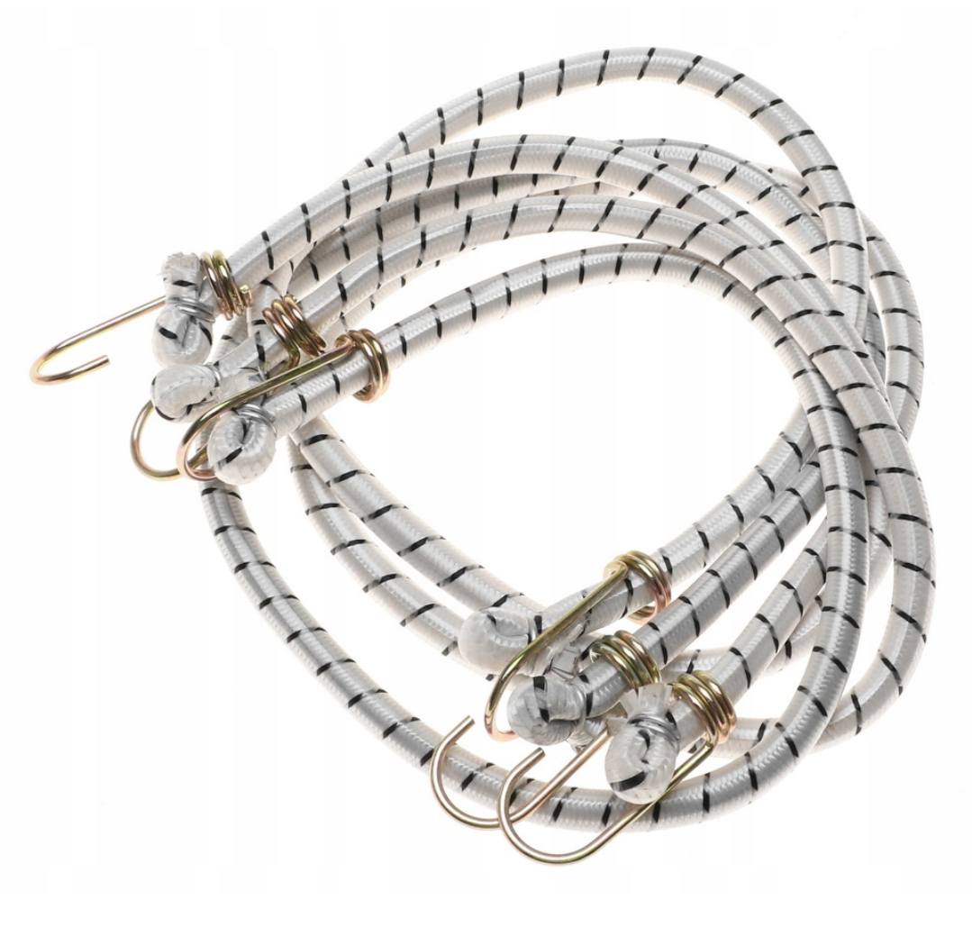 3x Gumy Bagażowe Elastyczne Transportowe Mocne Linki Mocowania Bagażu 90cm