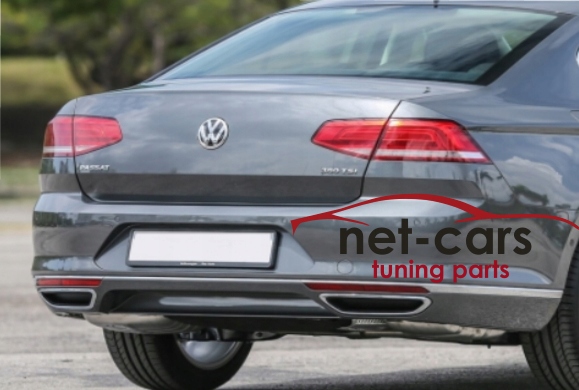 VW Passat B8 3G Highline Nachrüstpaket hinten Heckspoiler Diffusor Tuning  OEM