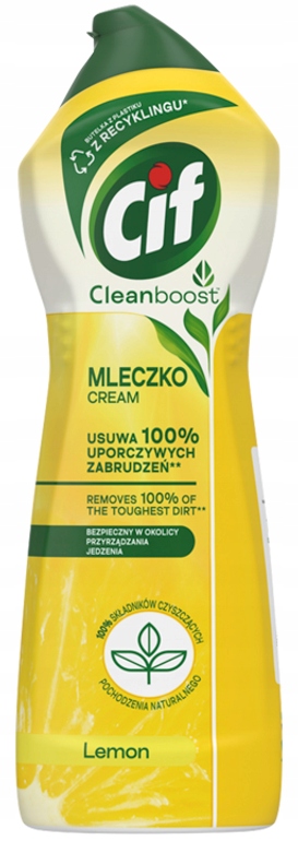 

Cif Cleanboost Mleczko Czyszczące Lemon 780g