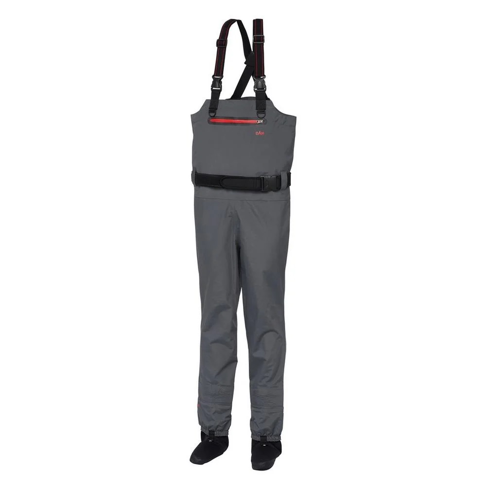 Dam Vodovky Kalhoty Dryzone Breathable Chest Wader Stockingfoot XXL 46