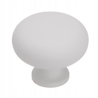 

Gałka meblowa GP16, biały soft touch, fi 32mm