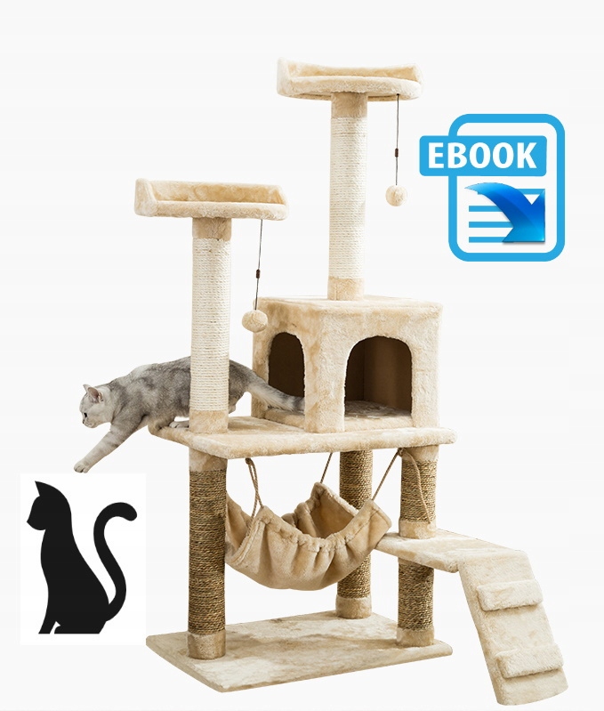 

Duży Drapak Dla Kota Deluxe - Pet Play 140 cm Beż