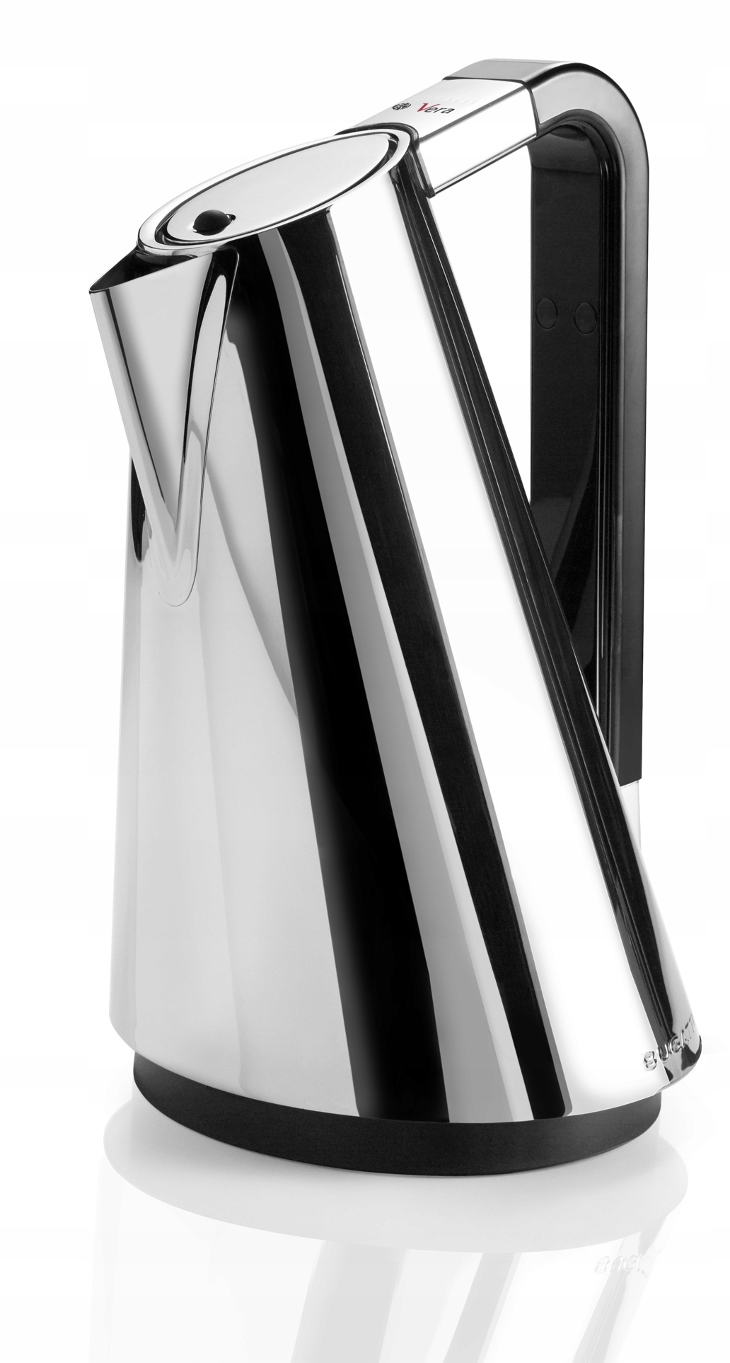 Casa Bugatti Vera Easy Rýchlovarná kanvica 1,7 l Strieborný chróm Lesk