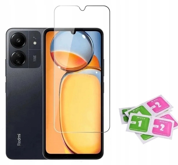 2x SZKŁO + ETUI POKROWIEC MATT PROTECT CASE do XIAOMI REDMI 13C | POCO C65 Kolekcja ETUI Z OCHRONĄ APARATÓW