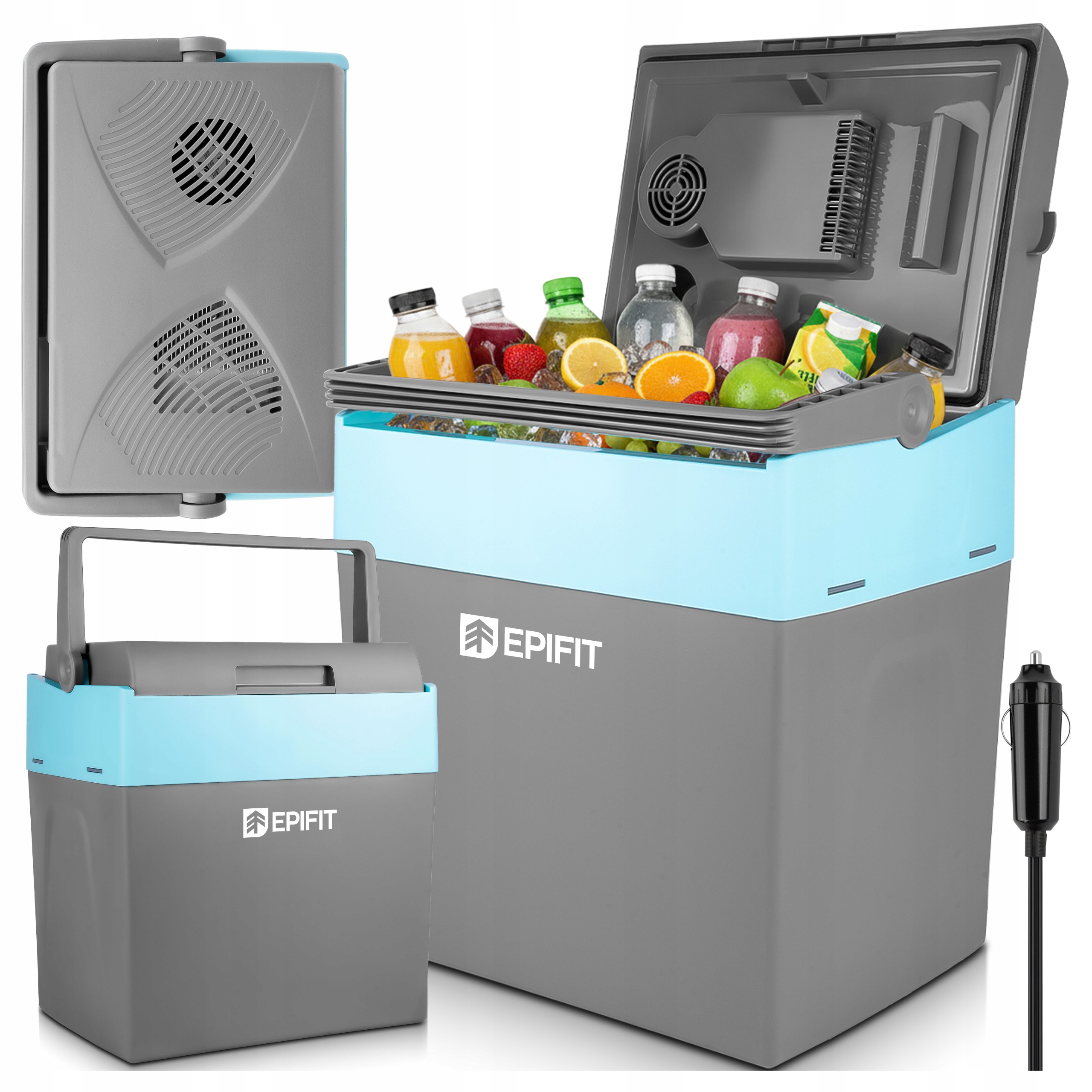 Turistická Lednička Automobilová 30 L Přenosné Chlazení Topení 12 V/230 V