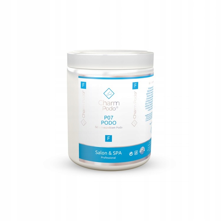 Sůl Charmine Rose Charm Podo P07 s ureou do koupele , 900 g