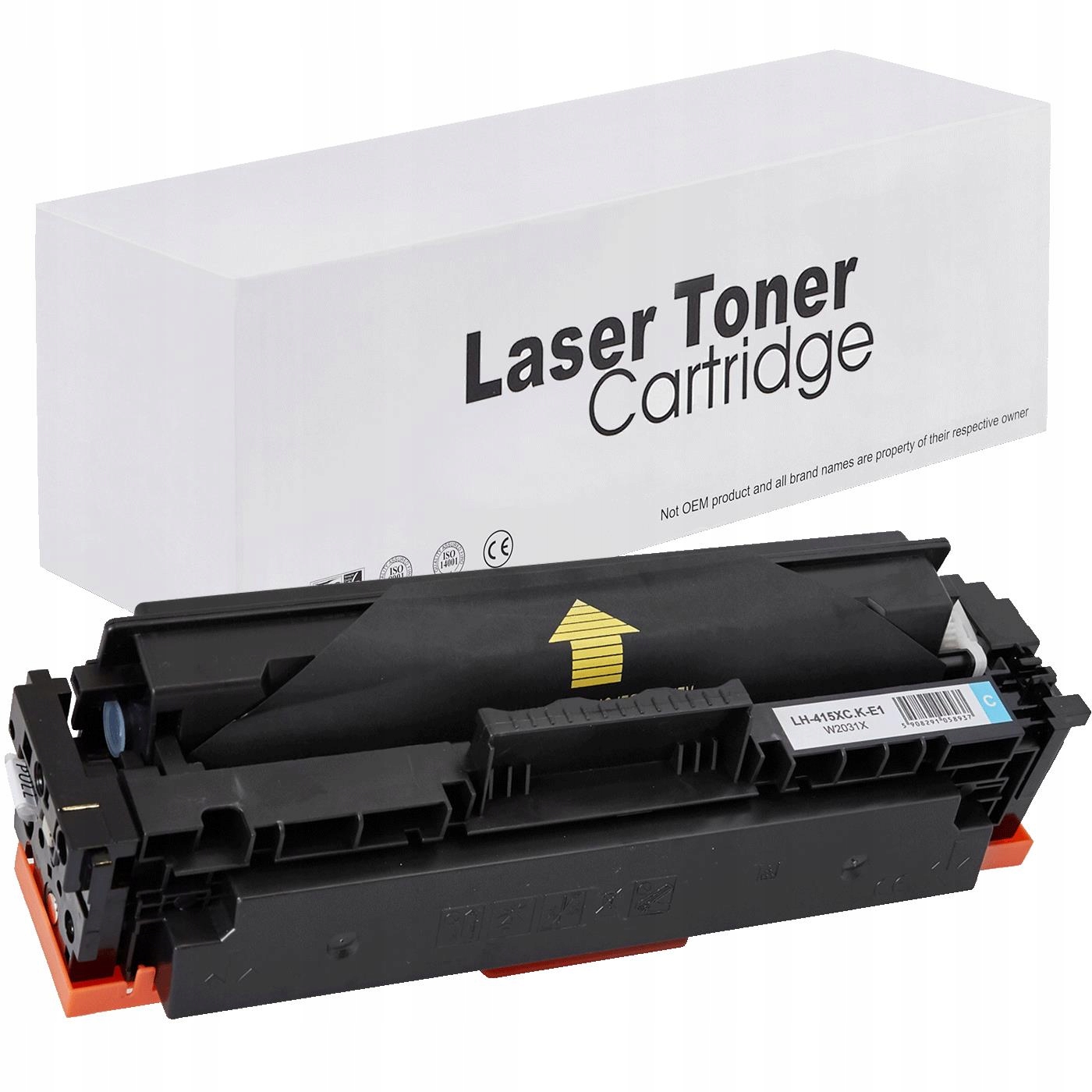 2 x Toner W2031X 415X Cyan do Hp LaserJet Pro M454dn Mfp M479fdw Niebieski