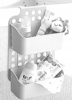 REGULOWANY PRZYBORNIK na łóżeczko Organizer COFFEE Marka inna marka