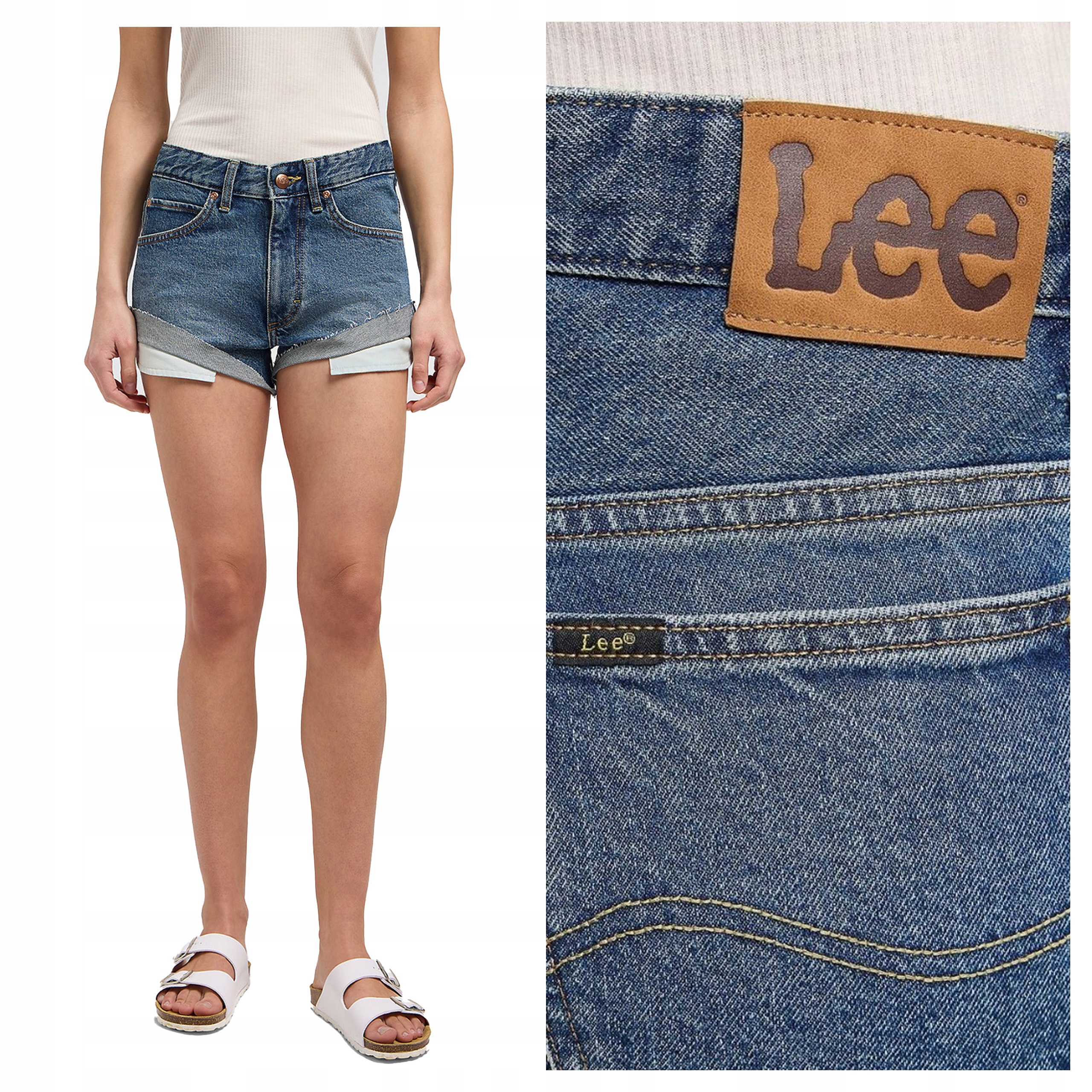 Lee Rider Short 2IN W28 Dámské džínové šortky