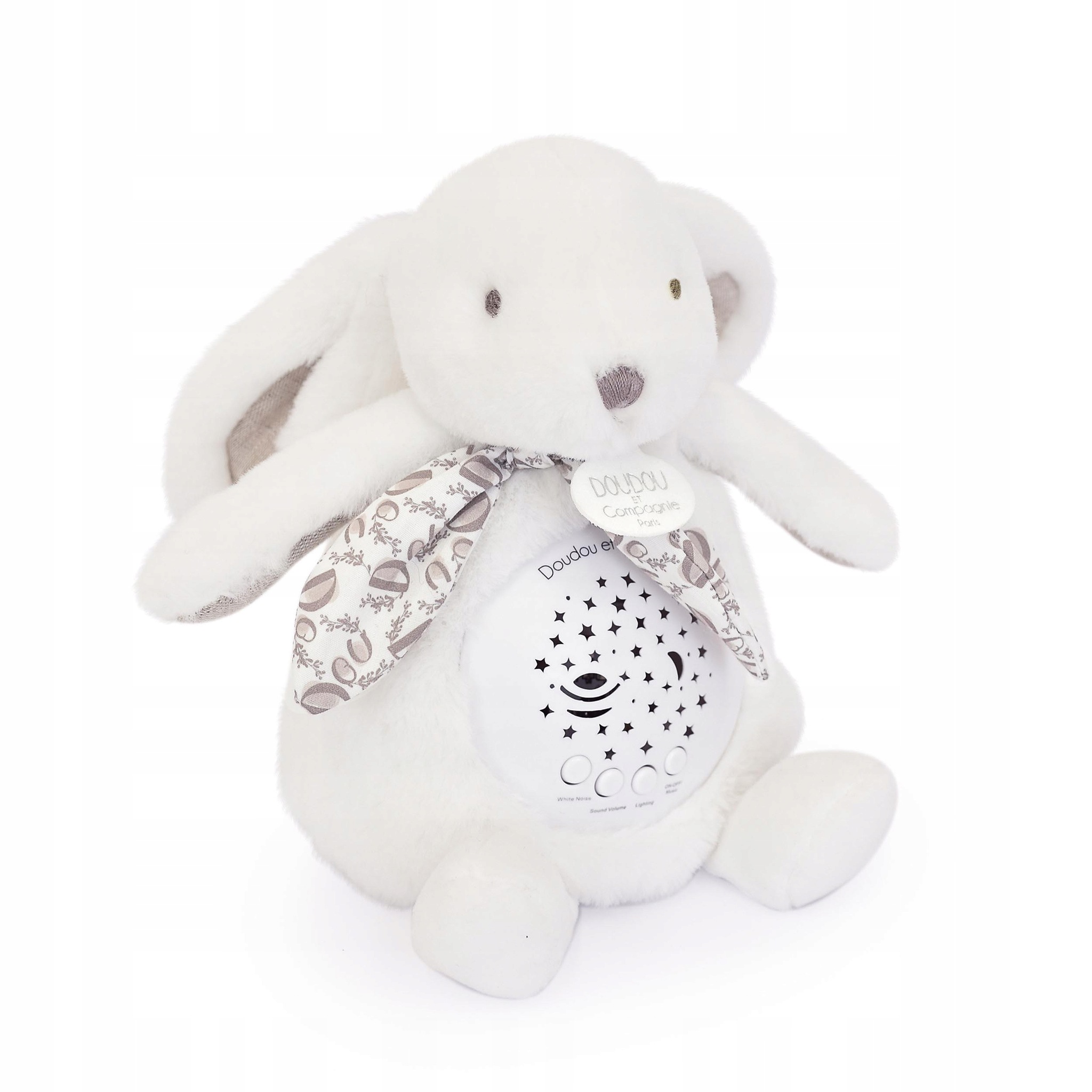 Doudou lampička hudební projektor králíček Lapin Doudou Projection 19 cm