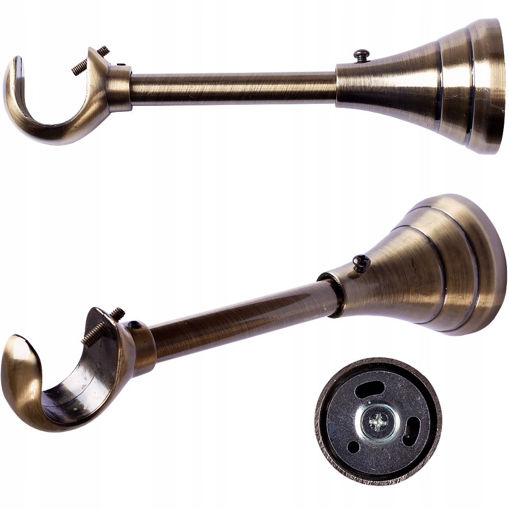 

Wspornik Pojedynczy 25 mm Karnisz Złoty Antyk