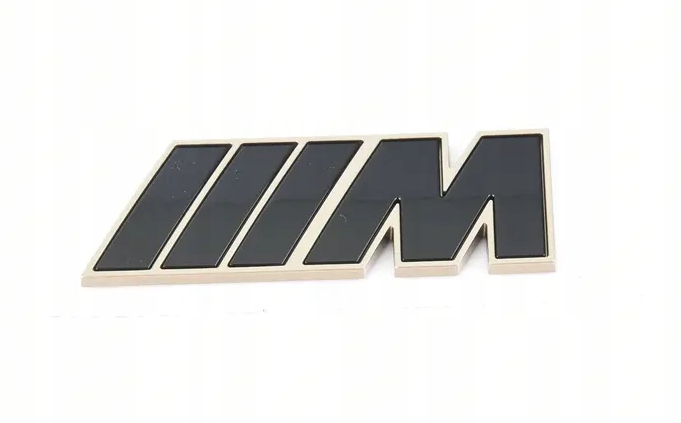 Emblemat błotnika przedniego M BMW IX I20 M60 Oryginał