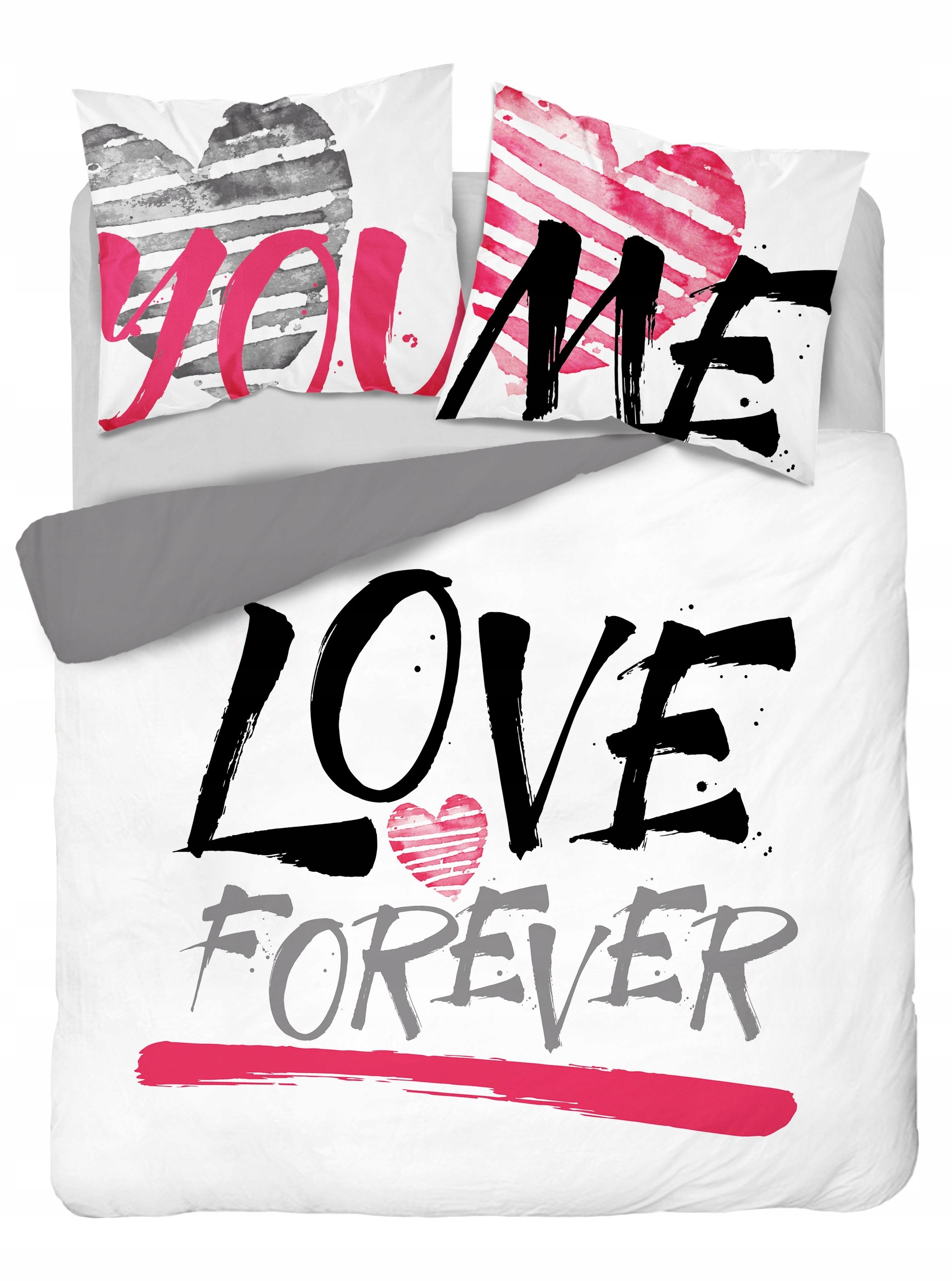 Pościel Bawełniana 220 X 200 CM Holland Collection Love Forever