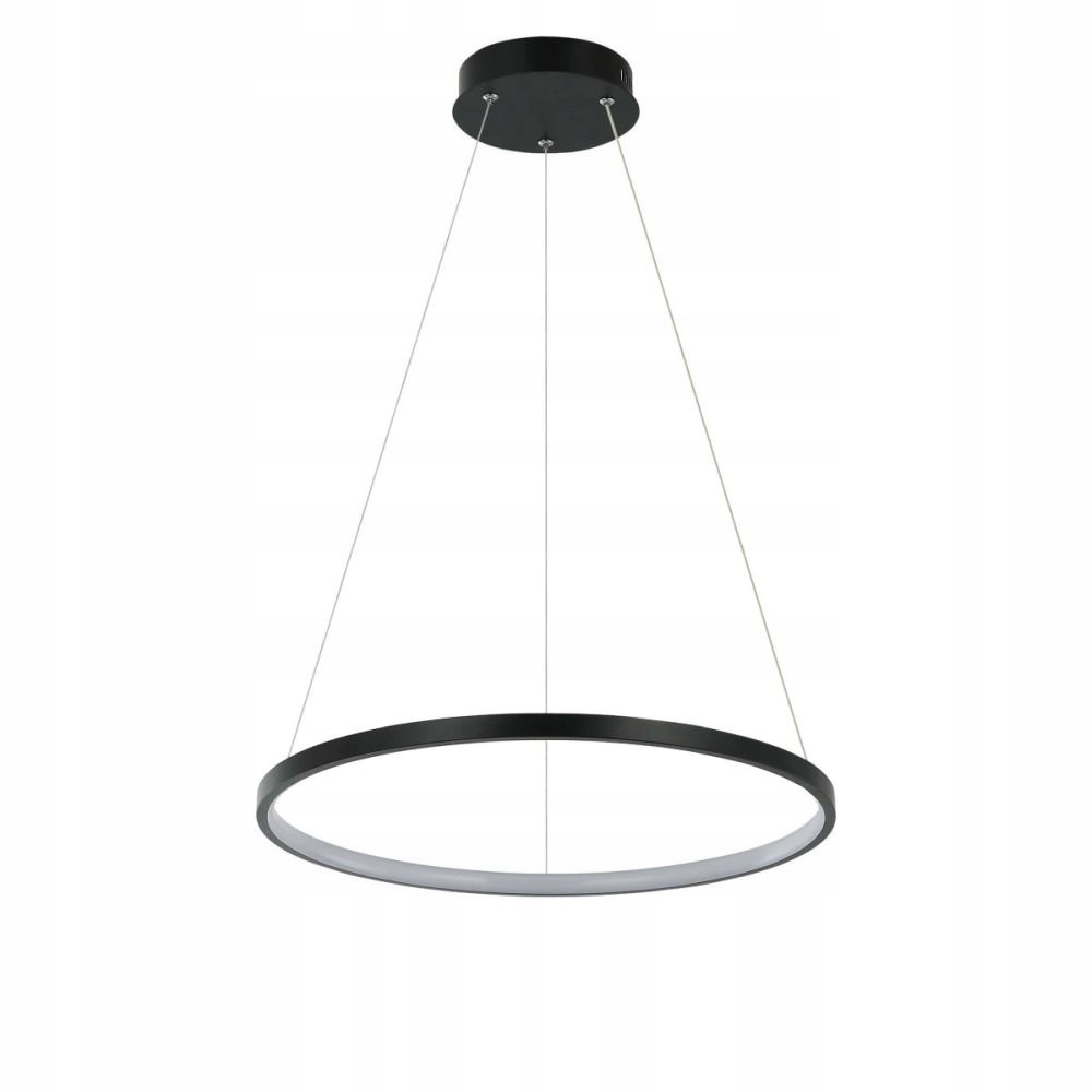 Led závesná lampa Ring čierna Light Prestige