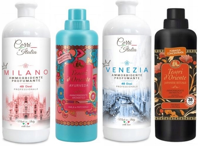 Levně Sada 4 Krásných Tekutin Corri d`ITALIA a Tesori d`ORIENTE Mavj