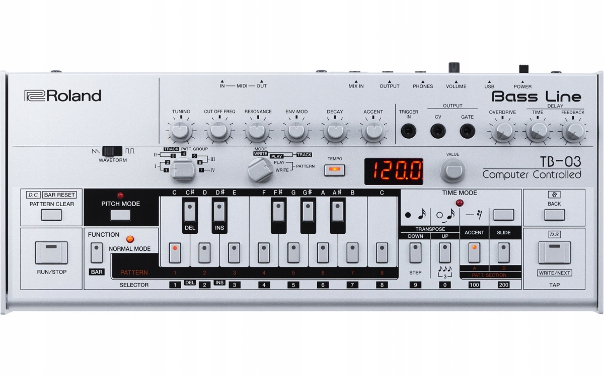 Roland TB-03 syntezator Rodzaj Syntezator