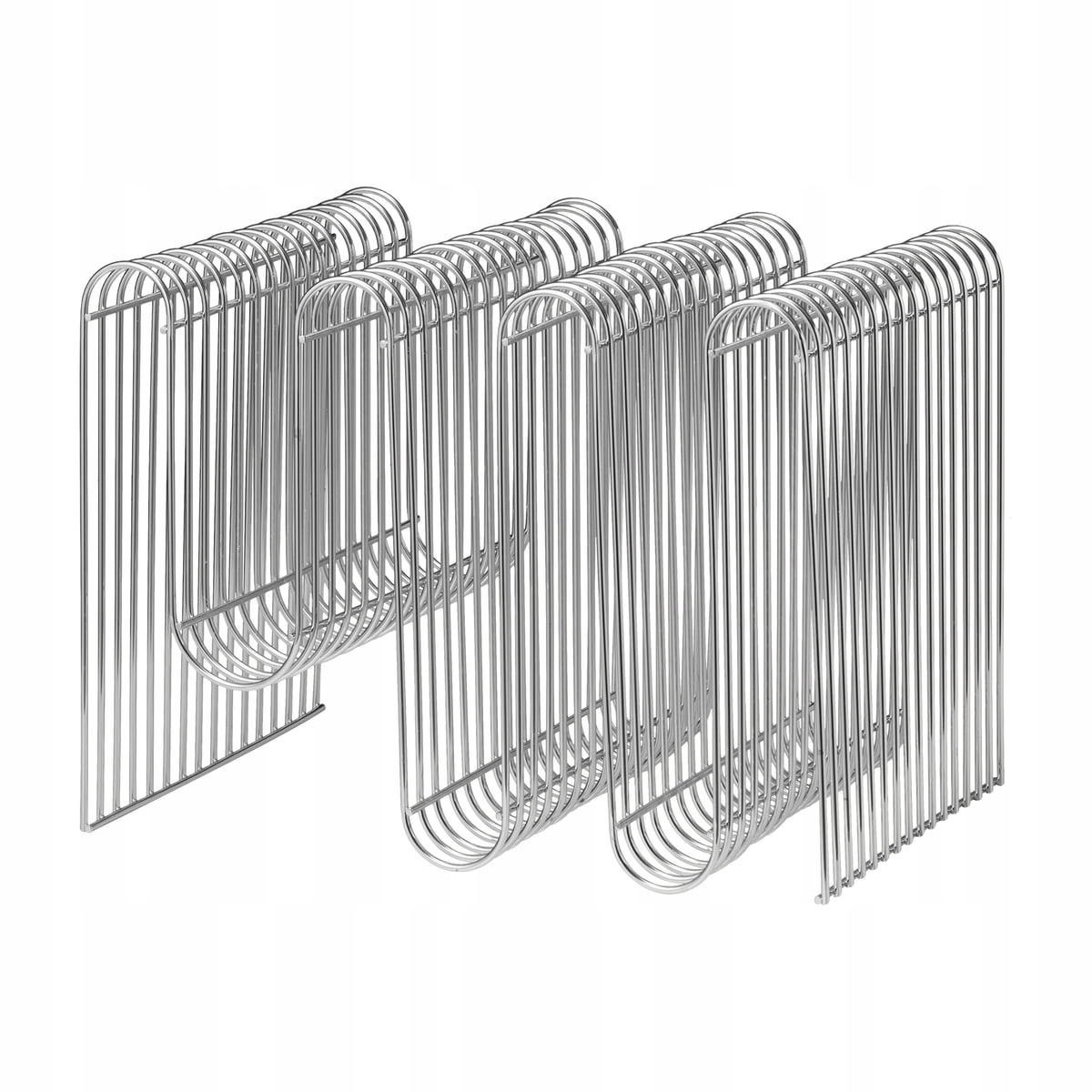 Aytm Curva Gazetnik Stojan na časopisy Stříbrný