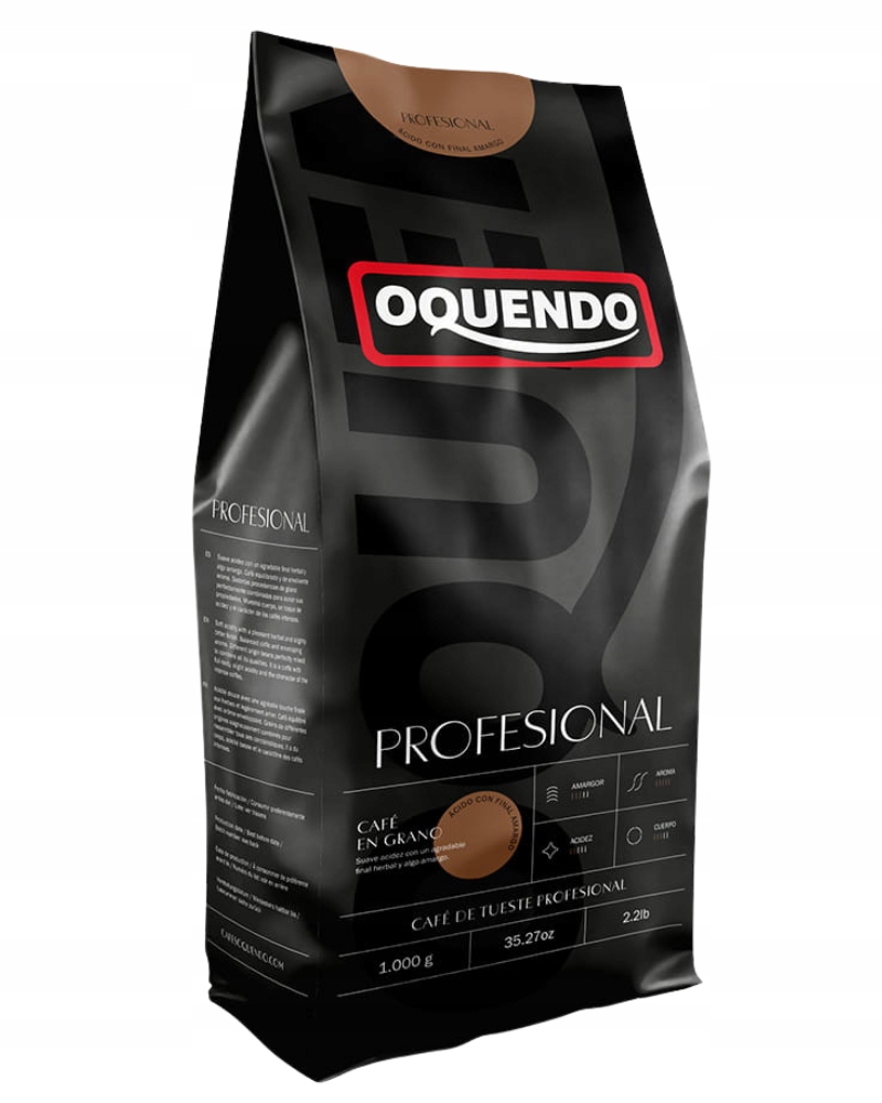 Levně Káva zrnková Oquendo Profesional Torrefacto 1 kg Dárek videokniha