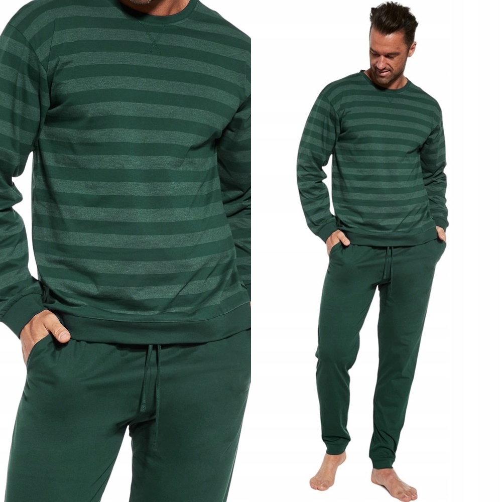 Pánské Pyžamo Cornette 117 losse 12 M 46 Tmavě zelená