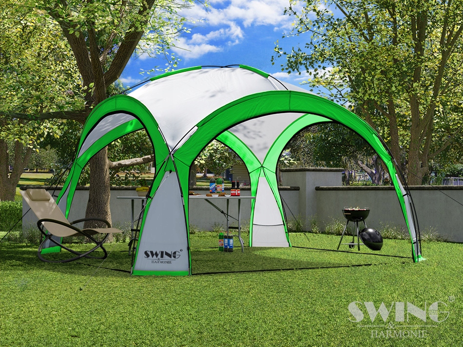 ALTANA PAWILON NAMIOT EVENT MOSKITIERA ŚCIANKI LED Długość całkowita 360 cm