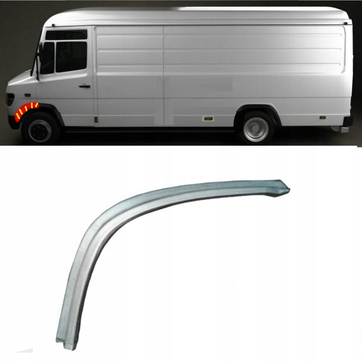 Přední Levý Podběh Kola Mercedes Vario W670 95-13 Vnitřní