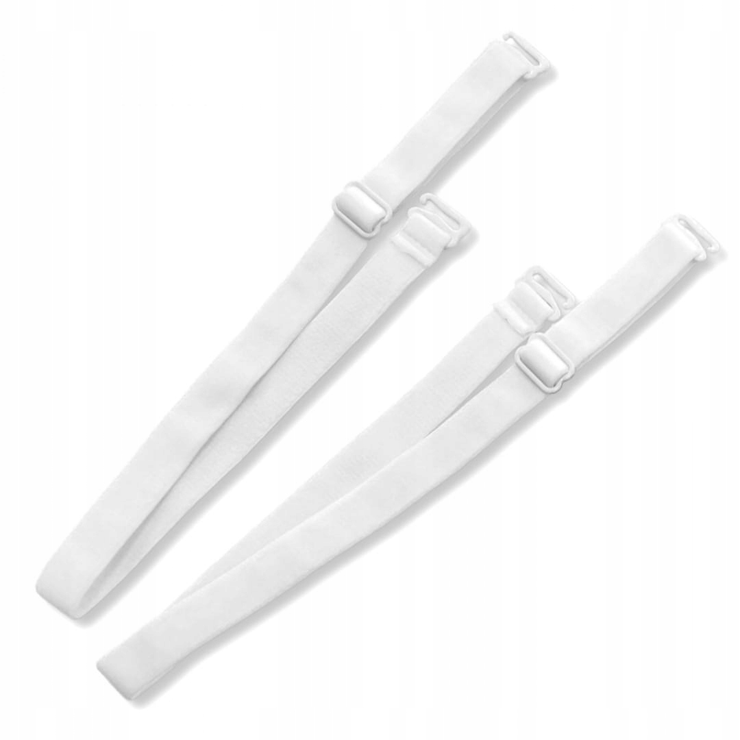 

Ramiączka materiałowe 2 szt szerokość 10mm biały