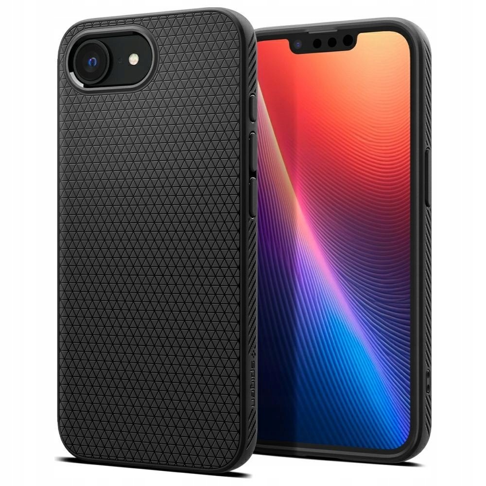 Etui Spigen Liquid Air do iPhone 16e 17e czarny