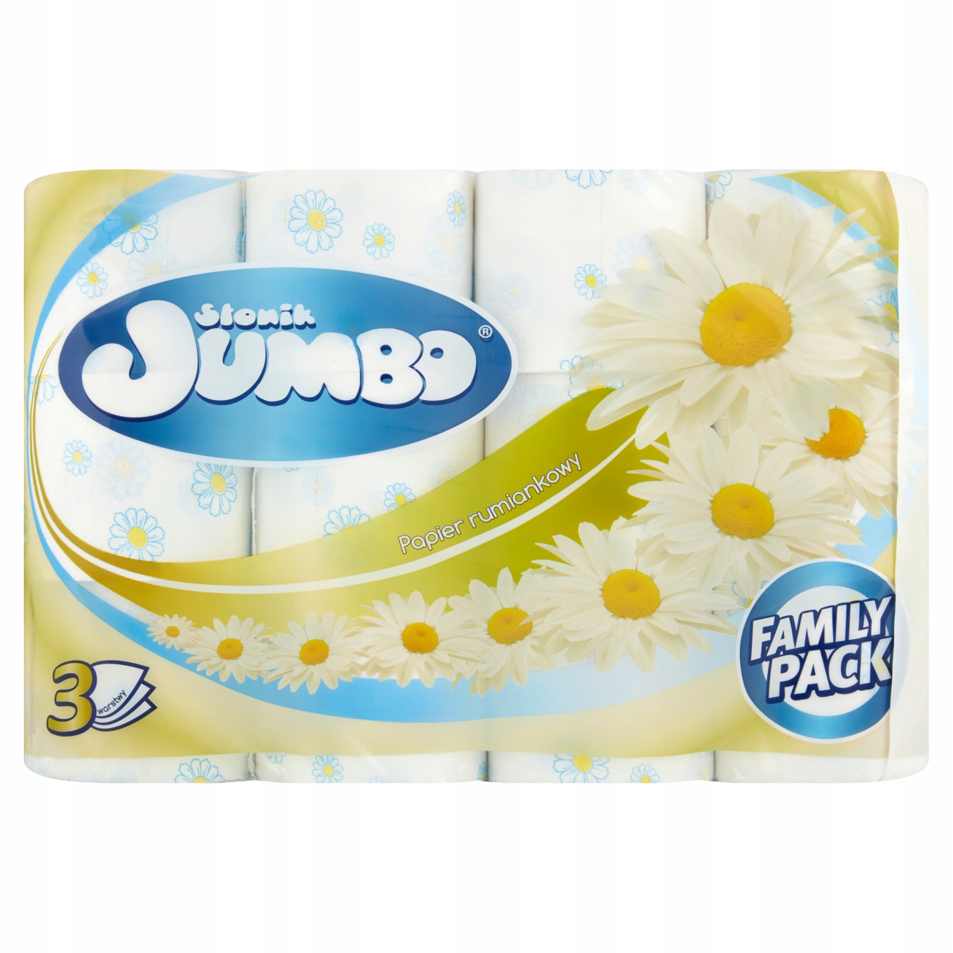 

Słonik Jumbo Papier toaletowy rumiankowy 24 rolki