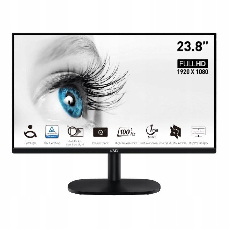 Monitor Led Msi Pro MP245V 24 " Full Hd 1920 x 1080 px Va 100Hz 1ms