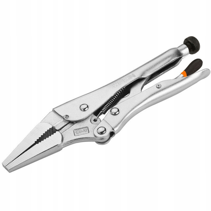 Szczypce samozaciskowe Crv 230mm z długimi końcówkami Wokin 103209