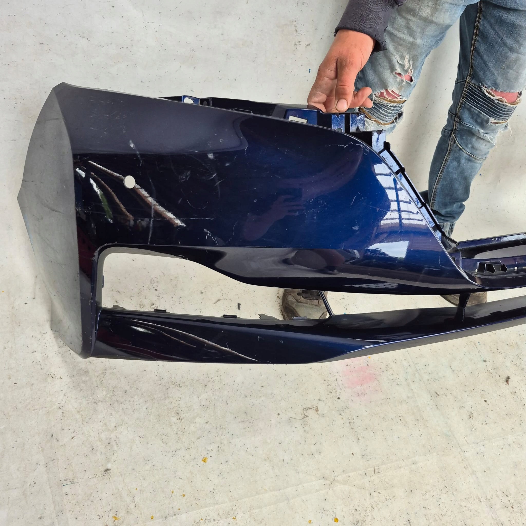 NISSAN LEAF II 2 17-> bumper front front PDC
