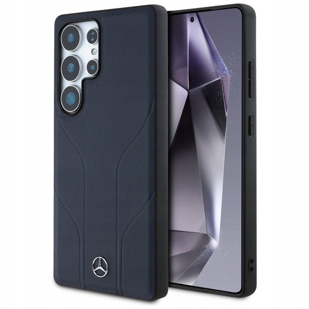 Pouzdro pro Samsung Galaxy S25 Ultra Mercedes MagSafe Kůže Černé