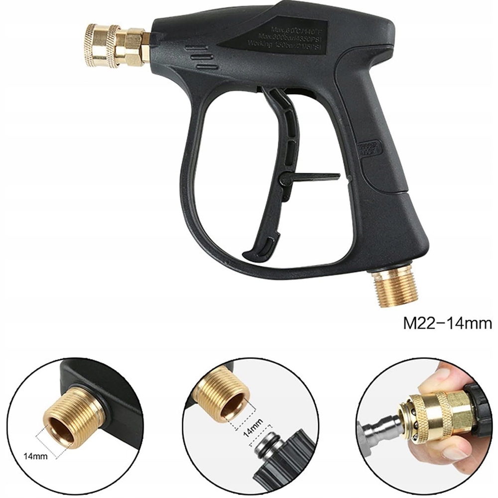 PIANOWNICA PISTOLET PROFESJONALNA DO MYJKI Dysze Pojemność 1000 ml