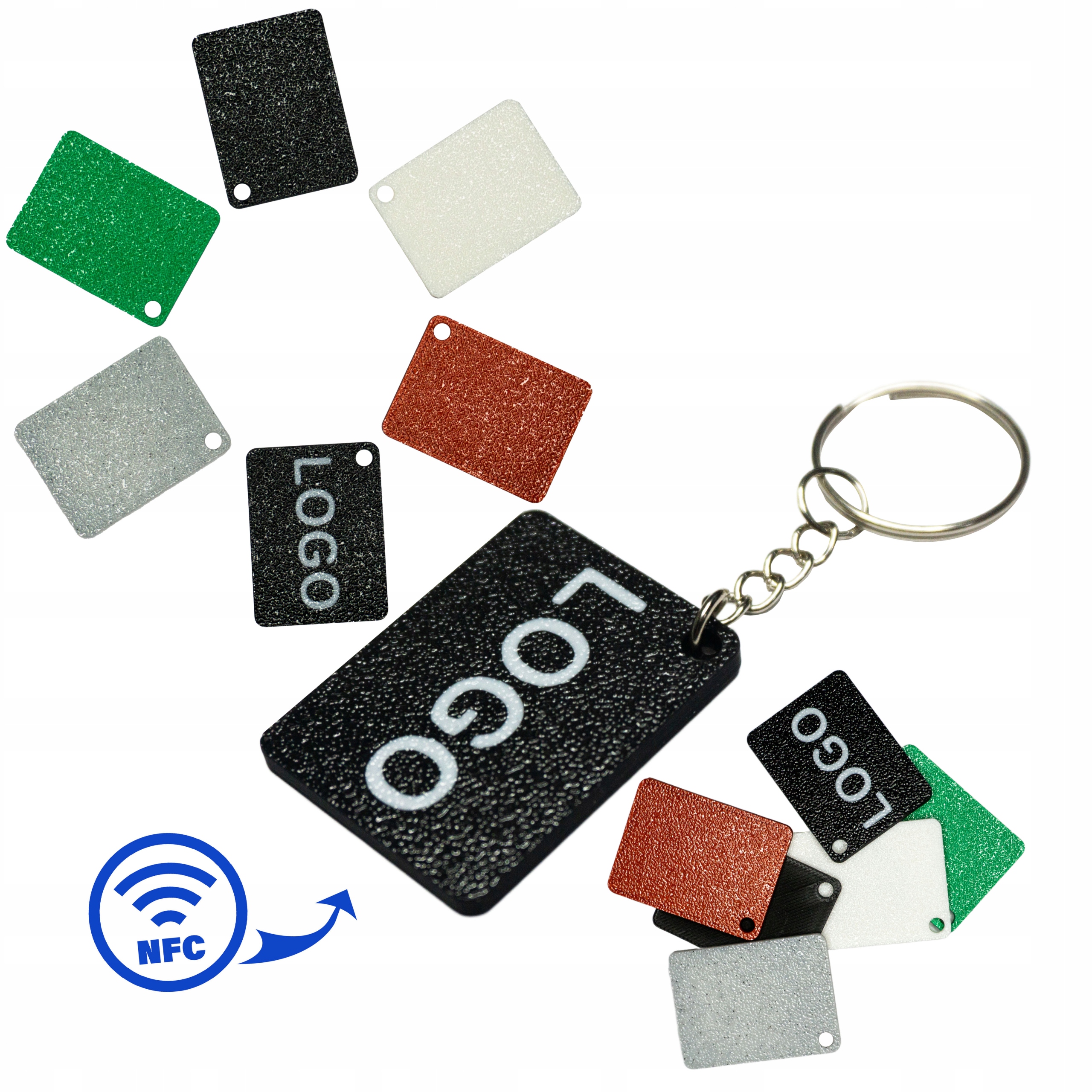 Brelok RFID NFC 13.56 MHz Programowalny Personalizowany – KOLOR x1