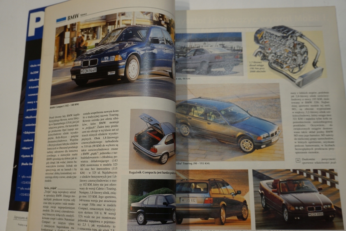 SAMOCHODY ŚWIATA 1996 NOWY AUTO KATALOG Język publikacji polski