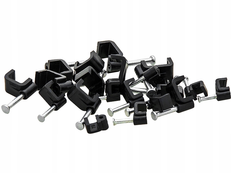 

Uchwyt do kabla Xtreme 8/5mm płaski czarny 100szt