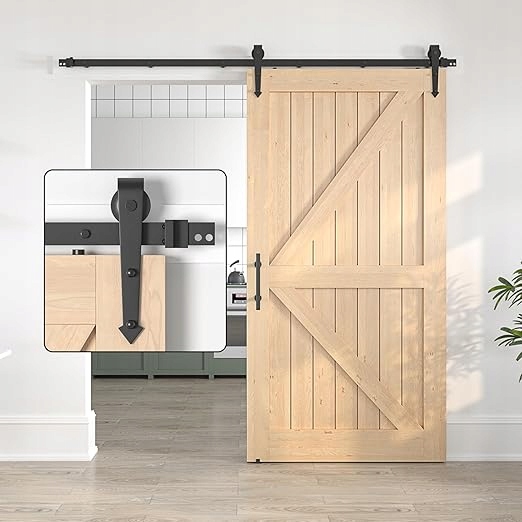 Sada posuvných dveří Sankeytew kování pro dveře stodoly 274 cm