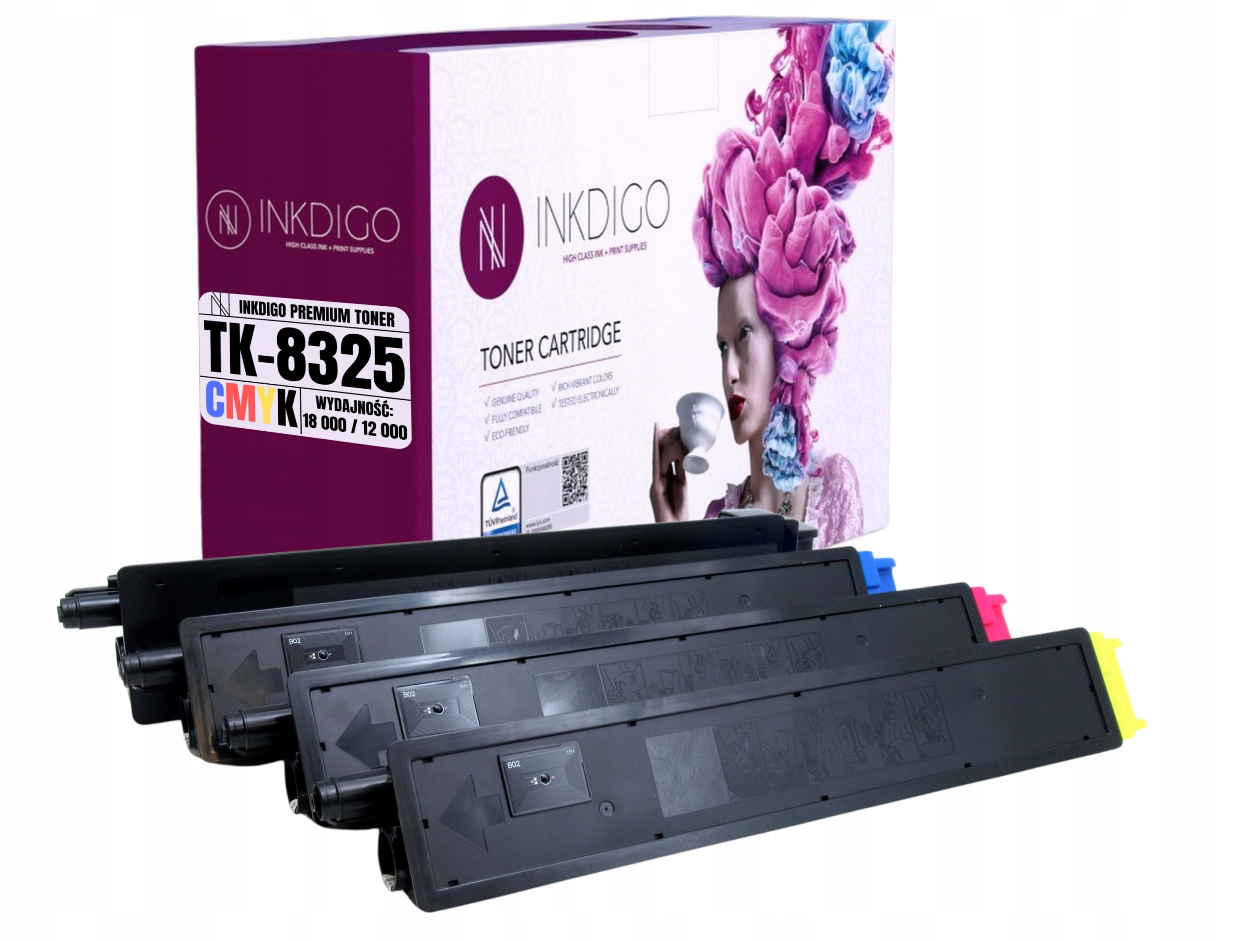 TK8325 4x Náhradní toner pro tiskárny Kyocera TASKalfa 2551 ci