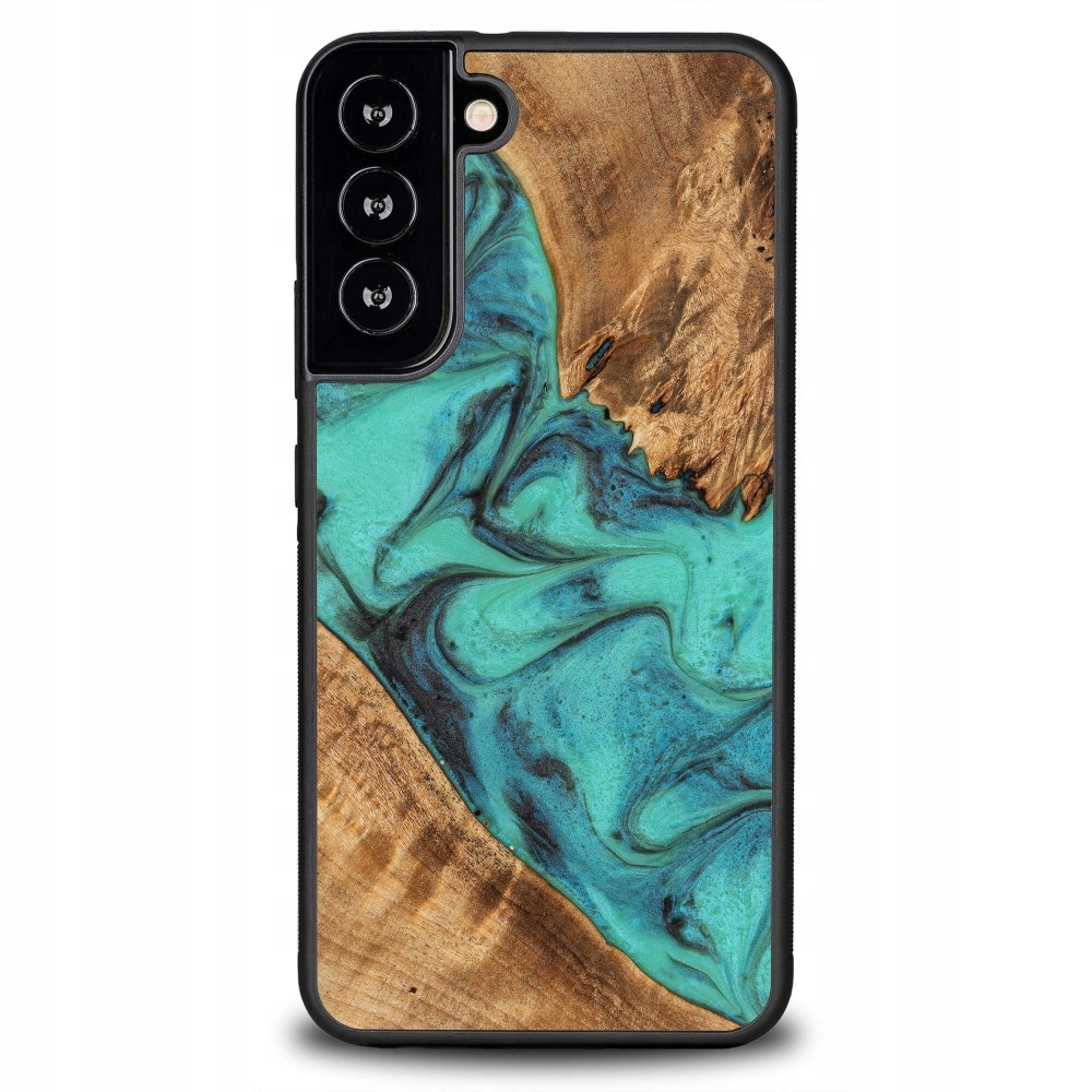 Pouzdro Bewood Unikátní pro Samsung Galaxy S22 Plus Tyrkysové
