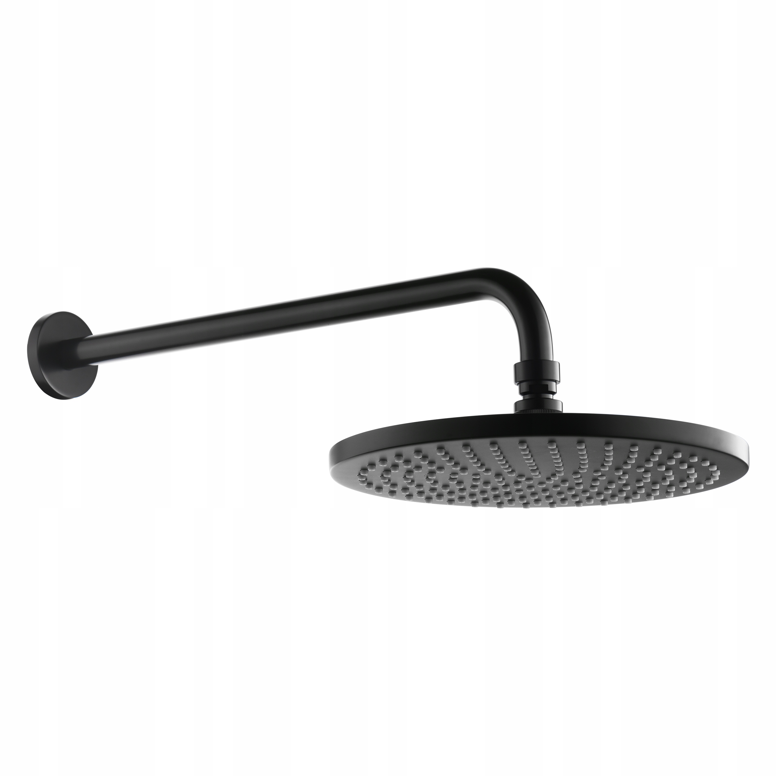 Slimline Dešťová sprcha s ramenem, černý lesk Omnires WGSET1BL