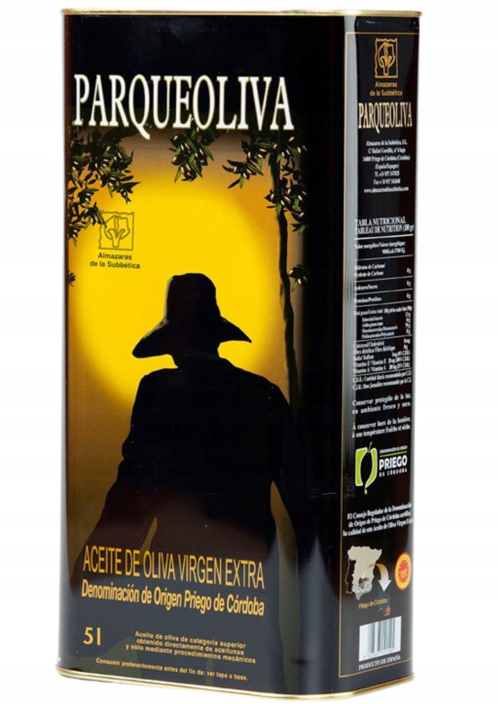 Oliwa z oliwek 5L extra vergin Hiszpańska