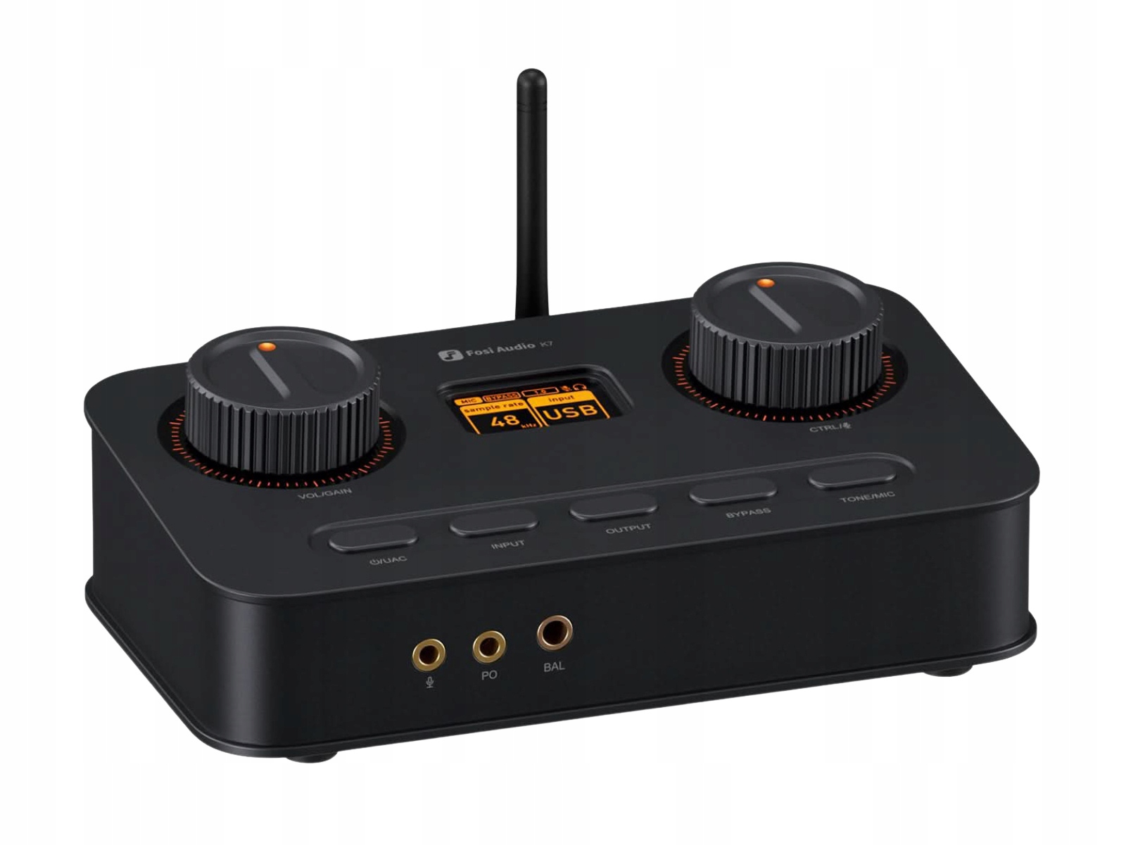 Fosi Audio K7 Stolný Dac zosilňovač na slúchadlá Bluetooth AK4493SEQ DSD256