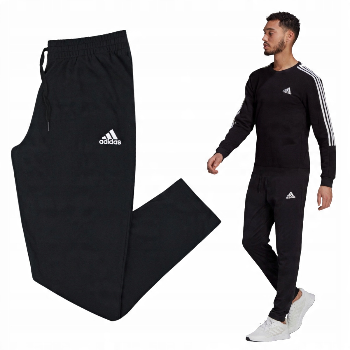 

Spodnie Męskie Adidas Dresowe Bawełniane M