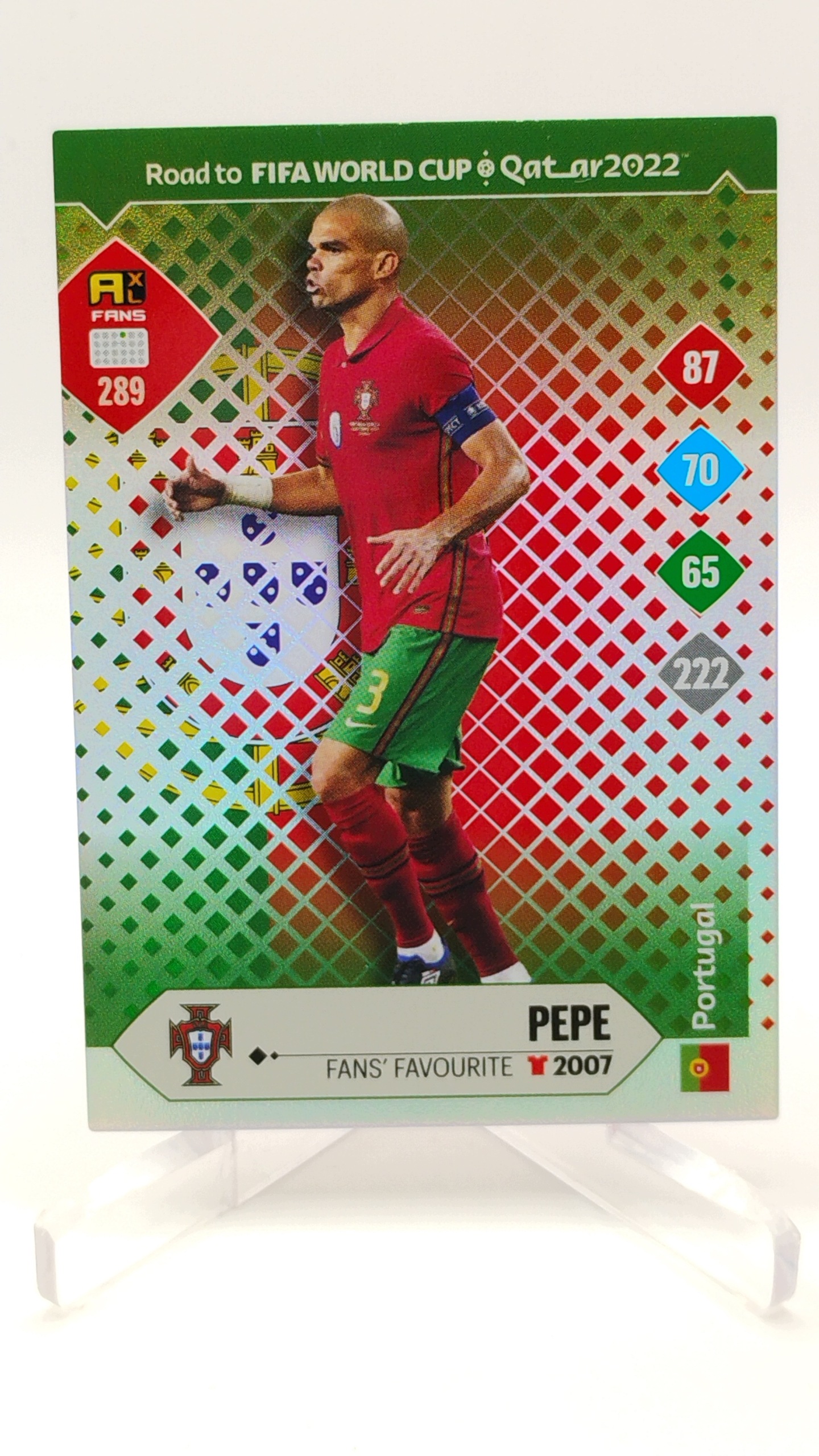 Panini Road To World Cup 2022 Qatar Fans’ Favourite 289 Pepe Portugalia
