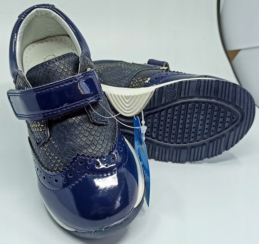 Półbuty w.skóra profil r27 17,1 granat P6-22 Płeć dziewczynki