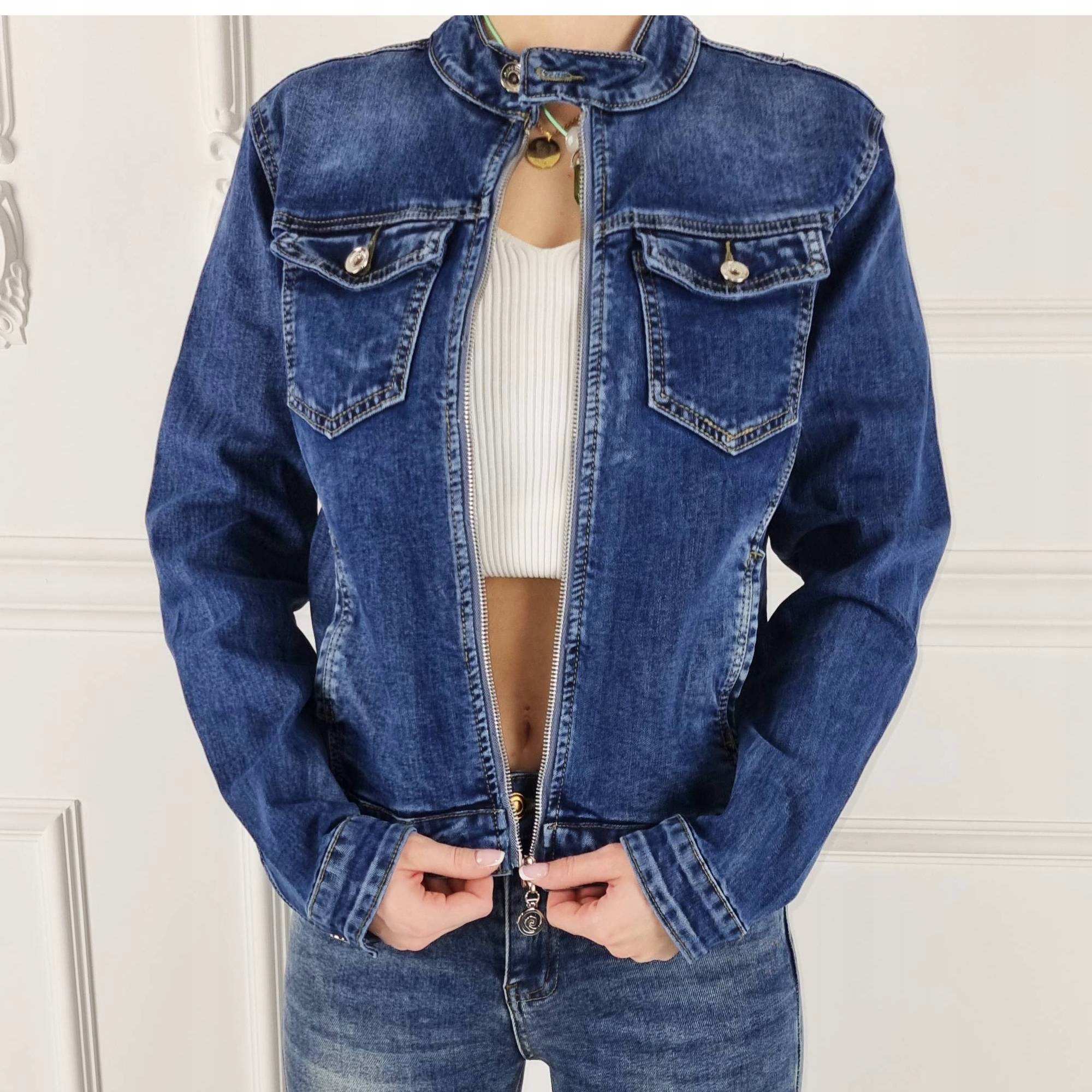 KATANA KURTKA JEANSOWA DAMSKA MŁODZIEŻOWA Denver 3 Marka inna