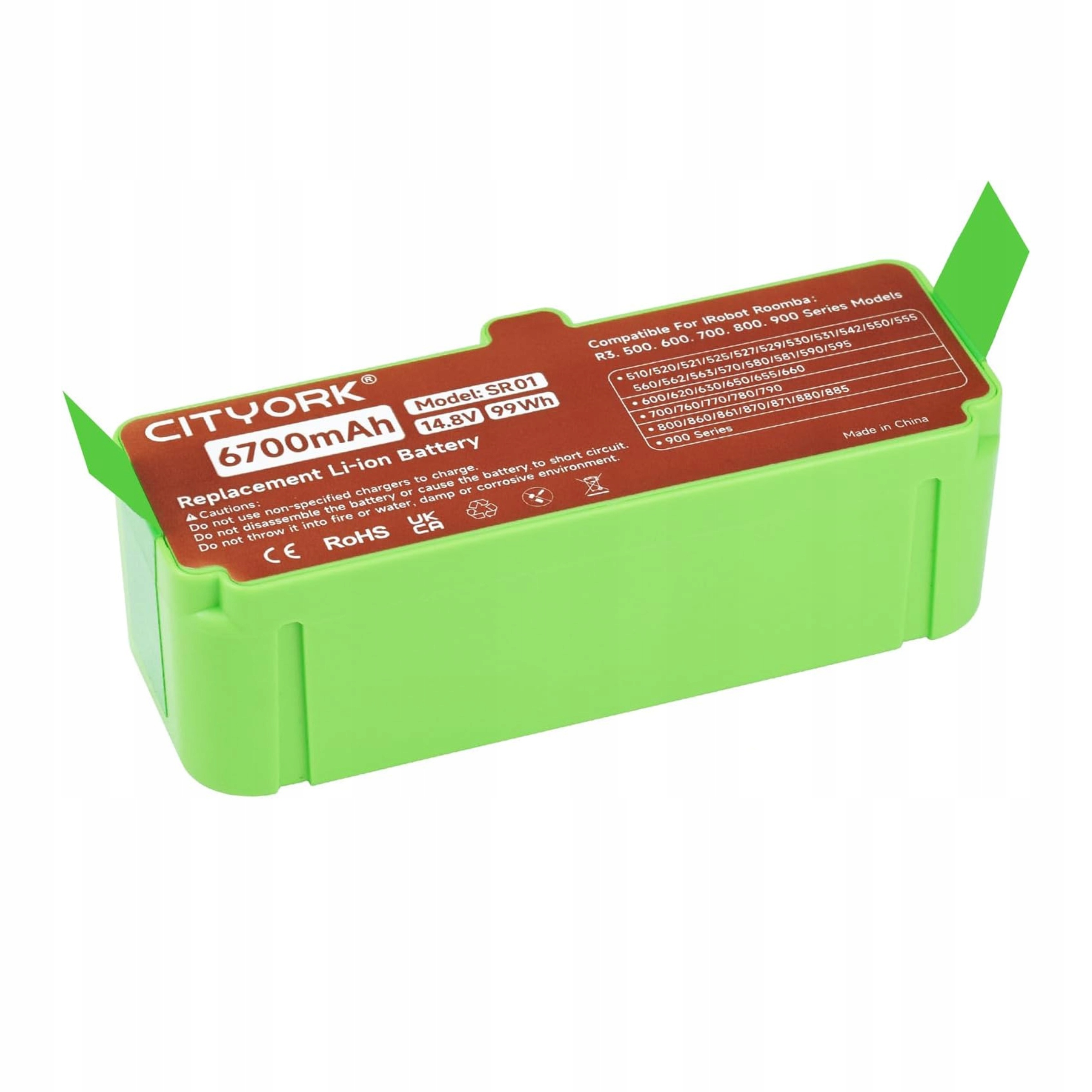 Baterie 6700 mAh Akumulátor pro vysavač iRobot Roomba 900/800/700/600/500