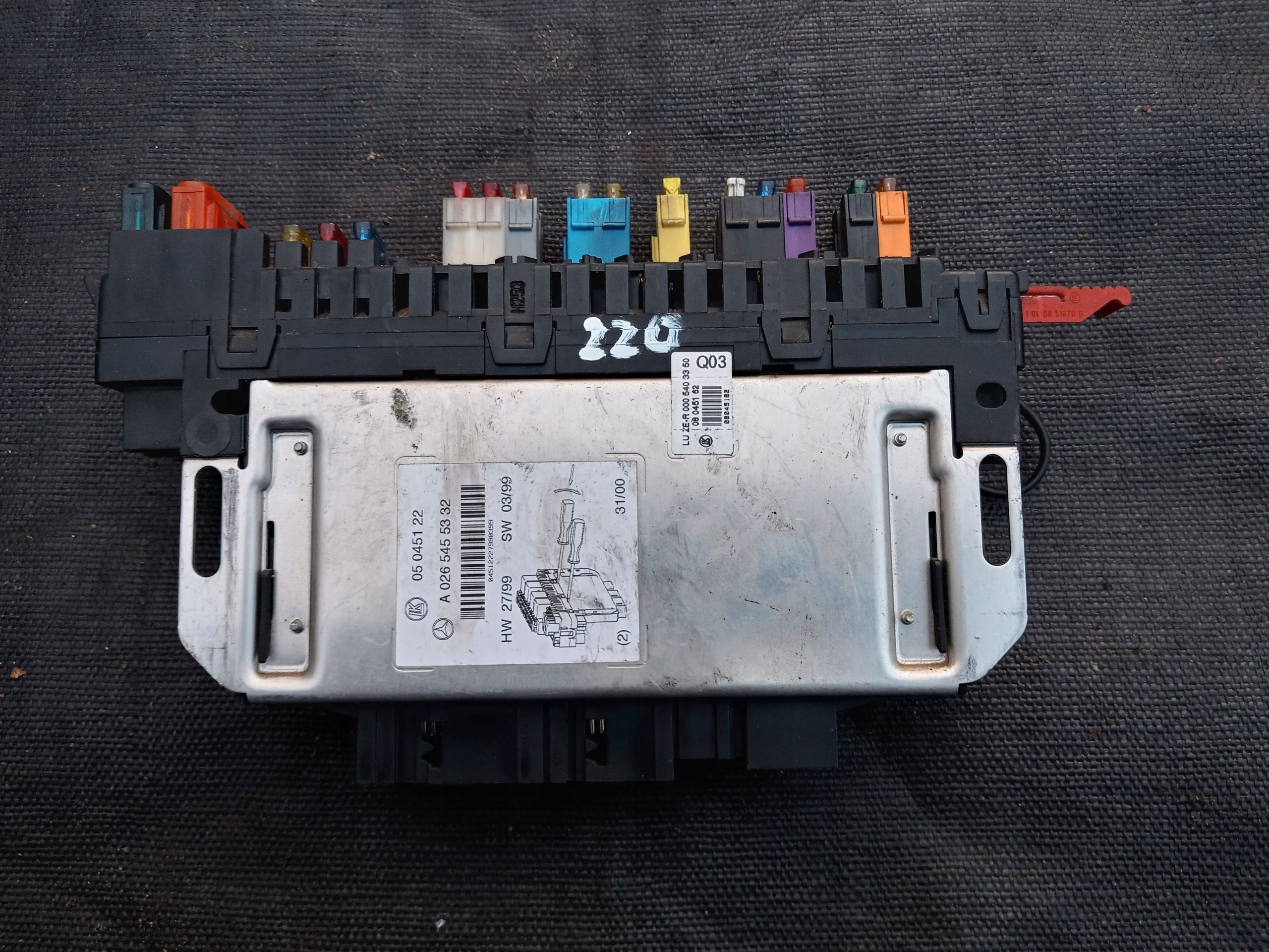 W220 sterownik moduł sam A0285455332