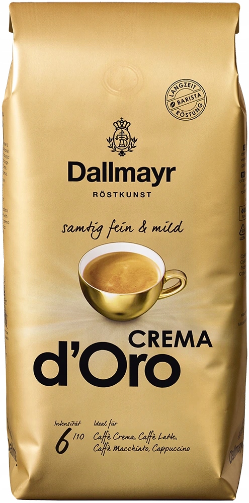 Levně Dallmayr Crema d'Oro zrno 1kg