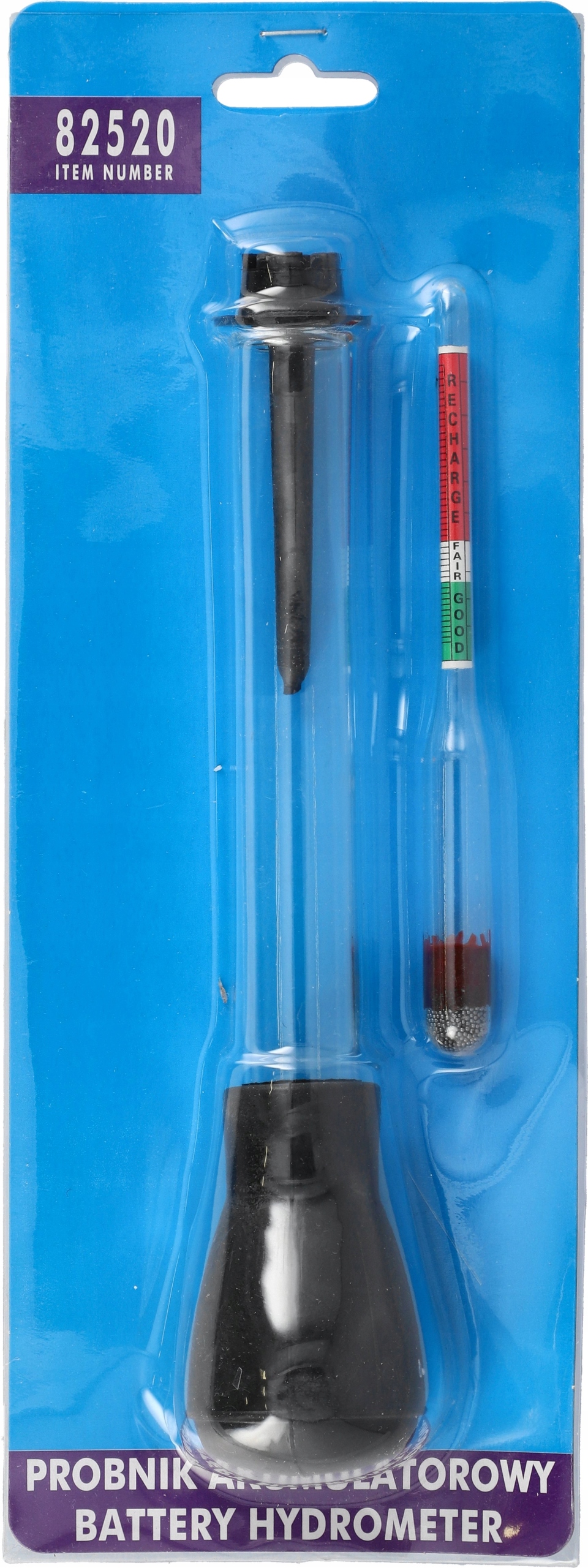 PRÓBNIK AKUMULATOROWY AREOMETR GĘSTOŚCIOMIERZ Kod producenta 82520
